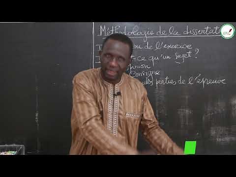 Cours - Seconde - Français : Méthodologie de la dissertation / M. BA