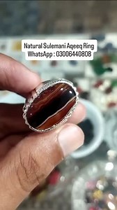 Natural Sulemani Aqeeq Ring Buy in Pakistan "All types of Gemstones are available" Online Gemstone Shop In Pakistan🇵🇰 For more details Contact/whatsapp:: 0300 6440808 Delivery possible to All over Pakistan via Tcs courier Follow to get latest upadate👉🏻 @burhangemstones ---------------------- #sulemaniaqeeq #gemstone #aqeeqstoneprice #aqeeqsulemanistone #sulemanihakik #agate #fasion #pakistan #burhangemstones | Burhan Gemstoness