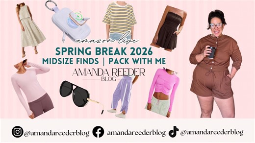 Watch Spring Break 2026 | Midsize Finds Pack With Me on Amazon Live