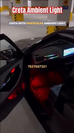 Hyundai Creta 2026 Ambient Light | Creta Base to Top
