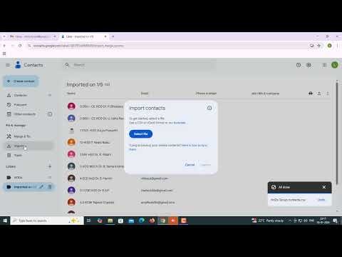 1 How to Save Bulk Contacts