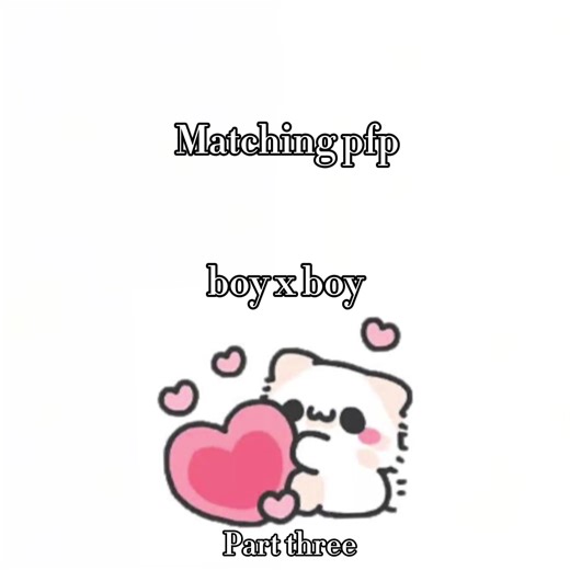 Matching Profile Pictures for Boy x Boy Relationships