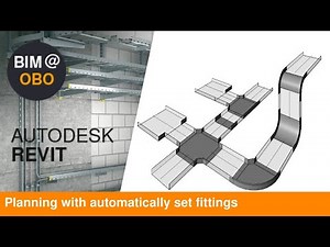 BIM@OBO - BIM planning with automatically set fittings for cable trays
