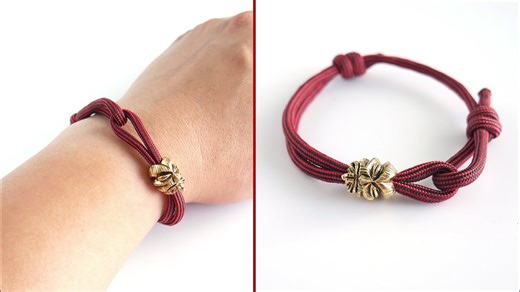 Step-by-Step Beaded Scaffold Knot Paracord Bracelet Tutorial