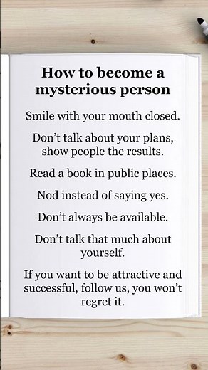 How to Be Mysterious and Unforgettable 😎 | Psychology Tips