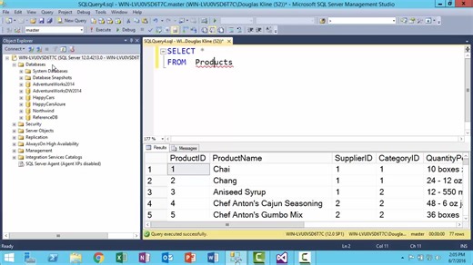 SQL Server Management Studio 使用介绍