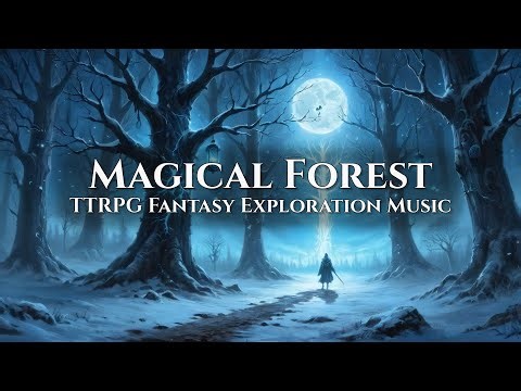🌲 Enchanted Forest Exploration — Mysterious Fantasy Ambience for D&D & Reading (1 Hour)