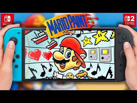 Mario Paint is BACK & now on Nintendo Switch 2 with mouse controls!