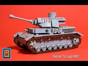 How to Build a Mini Lego Tank - Panzer IV 998th Sub Special!