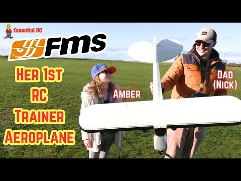 Her FIRST RC Trainer Aeroplane ! FMS PA-18 1300 with Reflex v3 (RTF or PNP)