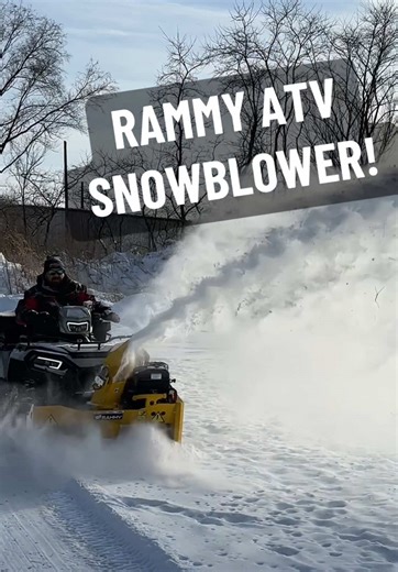 Winter is here, be ready with Rammy! #Rammy #Snowblower #MadeInFinland #SoldInUSA #WolfeRidge