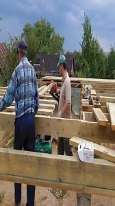 3.9K views | Perfect wooden timber frame connection installation working tips | Sanford Civil Consultant | Facebook