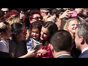 Visita de Sus Majestades los Reyes a la ciudad de Jaén