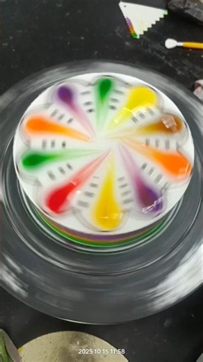 Malti colourful design Banane ke naye tarike #cake #mangeshchef #howtomakecakecreamathome #trending