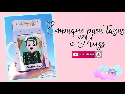 Caja para tazas o mugs (Molde incluido)