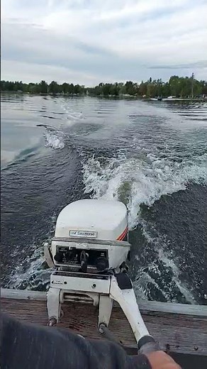 1981 Johnson 15 HP Outboard Full Throttle