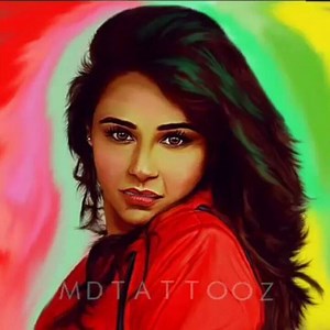 19 reactions | What do u think guys is she special.. #mandytakhar #mandy #animation #art #painting #anime | MD Tattooz | Facebook