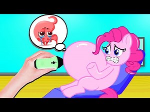 Help Pinkie Pie Cure Stomach Ailments - MY LITTLE PONY | Stop Motion Paper