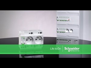 Combiné deux prises embrochables Schneider Electric