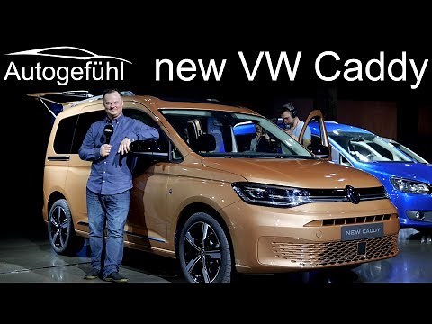 all-new VW Caddy Premiere REVIEW Exterior Interior 2020 passenger vs panel van