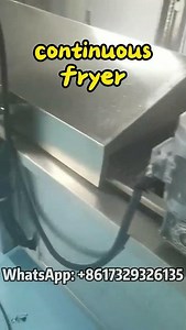 Industrial Continuous Fryer for Large-Scale Food Production #fryer #foodprocessing