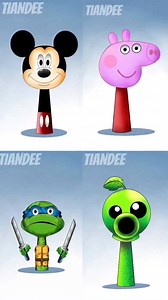 Sprunki OC: Mickey Mouse , Peppa Pig , Leonardo and Pea Shooter | Compilation Incredibox ( Can you answer the Math? ) #sprunkianimation | BebeMeta v2