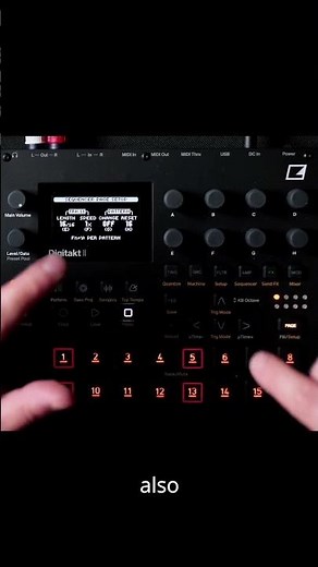 Mastering Digitakt II // Understanding the page menu and polymeter basics