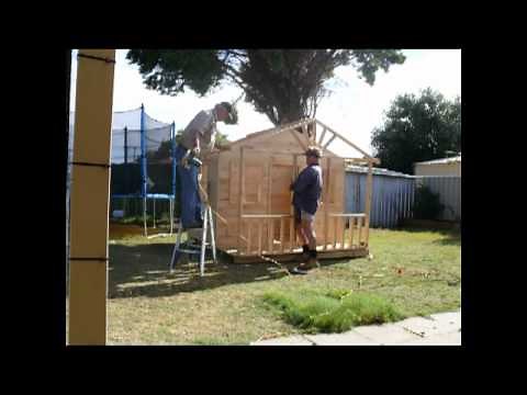 How to build a cubby house in two hours