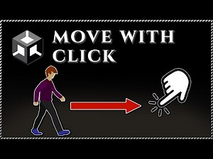 { How to MOVE CHARACTER by CLICKING on a POSITION in Unity } - Point and Click