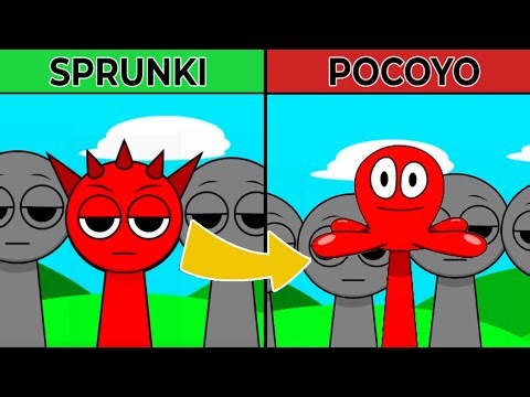 INCREDIBOX SPRUNKI OC: FRED POCOYO VS SPRUNKI ORIGINAL RADDY - NORMAL HORROR MOD VERSION