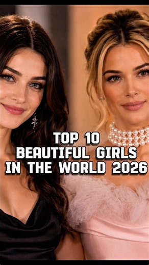Top 10 Most Beautiful Women in the World 2026 😍✨ | #1 Will Surprise You! #shorts