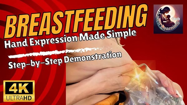 Hand Expression for Breastfeeding @ 1:00 - YTboob
