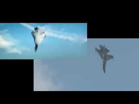 Top Gun 2 Maverick Sergey Bogdan's "Cobra Spin" maneuver Su-57 CGI vs Su-35 in real