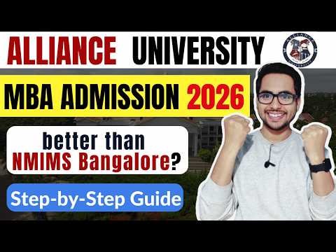 MBA Admission Process 2026 | Alliance University Bangalore MBA Direct Admission 2026 Without Exam