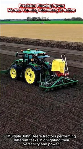Precision Plowing Power | Modern Farming Machinery in Action