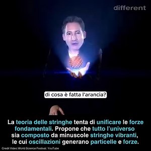 LA TEORIA DELLE STRINGHE La teoria delle stringhe è oggi considerata il modello più avanzato per unificare tutte le forze fondamentali (gravità, elettromagnetismo, forza nucleare forte e forza nucleare debole) in un'unica teoria. Attualmente, infatti, dobbiamo usare due teorie separate: la meccanica quantistica per le particelle elementari e la relatività generale per la gravità su larga scala. Il problema fondamentale è che queste due teorie presentano profonde incompatibilità, specialmente nel