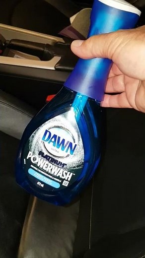 Sunscreen removed from leather seats - This worked! spray on damp microfiber, clean, then rinse off