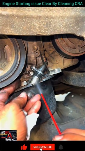 Engine Starting Problem Fixed by Cleaning the Crankshaft Position Sensor (CKP) #shorts