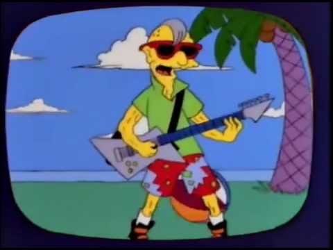 Comercial de Buzz Cola y eres un viejo mañoso - Los Simpson