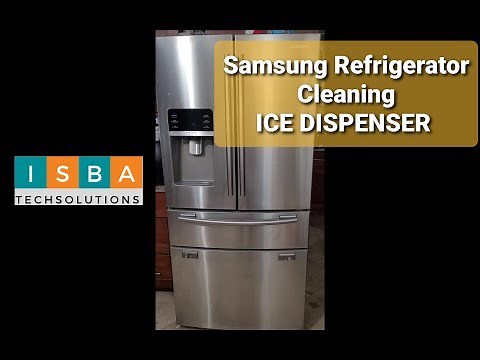Samsung refrigerator cleaning ice route