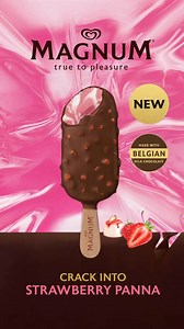 Enjoy velvety marbled ice cream coated with cracking Belgian Chocolate | Magnum | Facebook
