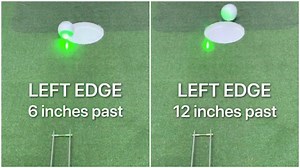 This simple experiment shows why you're hitting your putts too hard