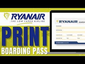 HOW TO PRINT RYANAIR BOARDING PASS FROM APP (Easy Way)