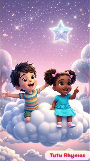 Twinkle Twinkle Little Star | Tutu & Bella Sing Along🌙 | Kids Nursery Rhyme #youtubekids #kidssongs