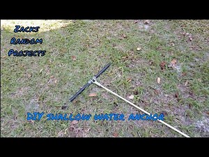 DIY Homemade shallow water anchor / poor mans power pole