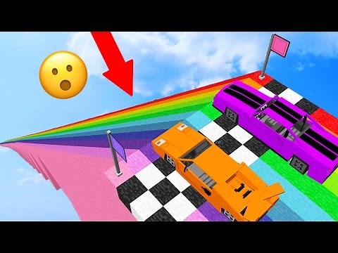 ¡CARRERA EN EL TOBOGÁN MÁS GRANDE DE MINECRAFT! 🙌 + DESCARGA MAPA