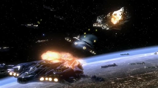 Stargate Atlantis - Season 4 Episode 11. Battle of Asuras. #stargate #atlantis #asuras #ship