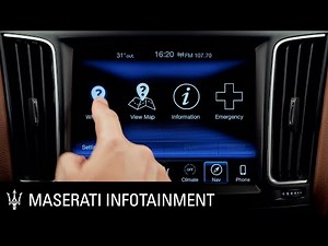 Maserati. Infotainment series. Navigation Poi and Map view setting