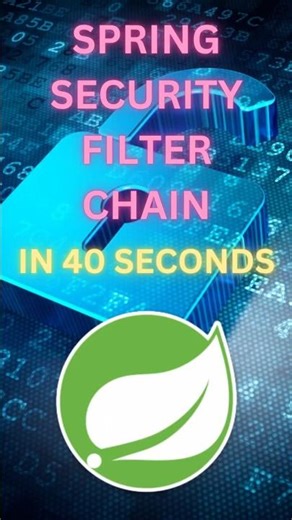 Spring Security Filter Chain in 40 Seconds