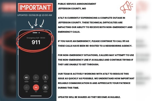 Jefferson County 911 Lines Rerouted After AT&T Outage